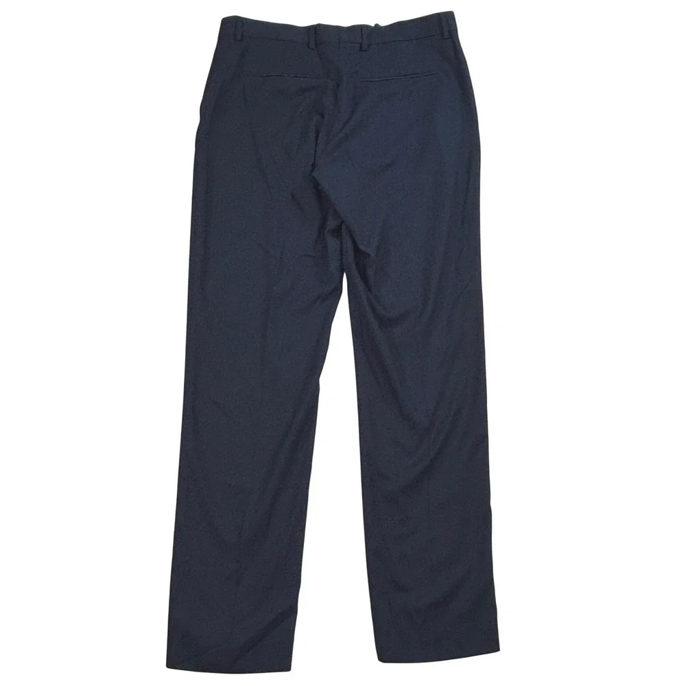 Zara Man Join Life Navy Blue Textured Dress Pants Trousers Mens Size 31 1564/345